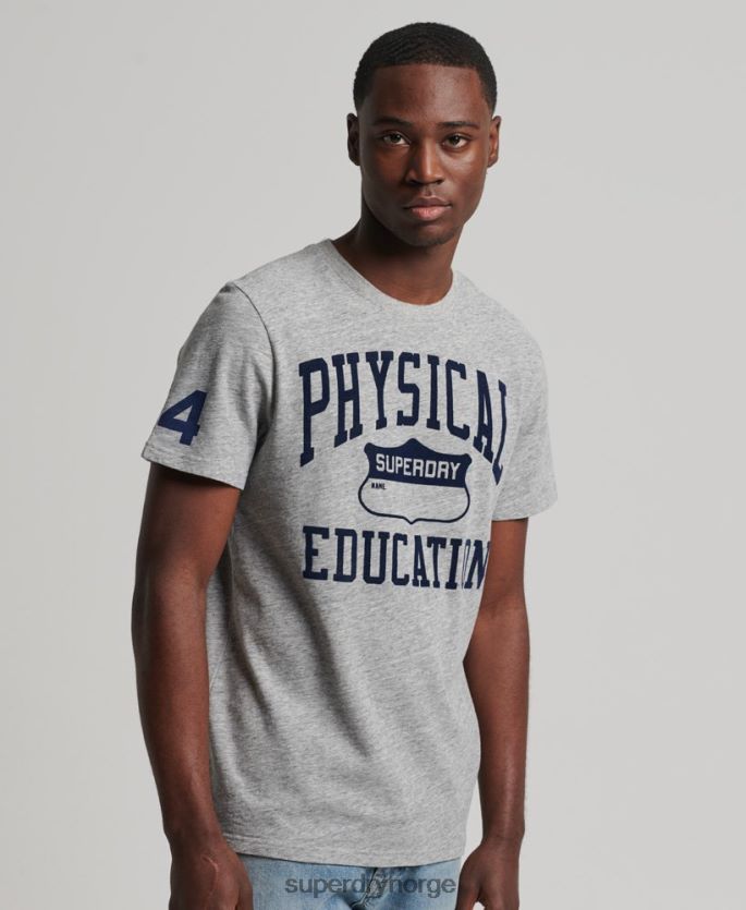 Superdry grå klær 86P46D4958 vintage atletisk t-skjorte menn