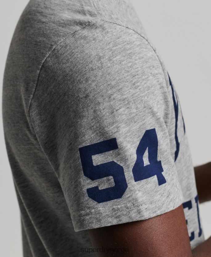 Superdry grå klær 86P46D4958 vintage atletisk t-skjorte menn