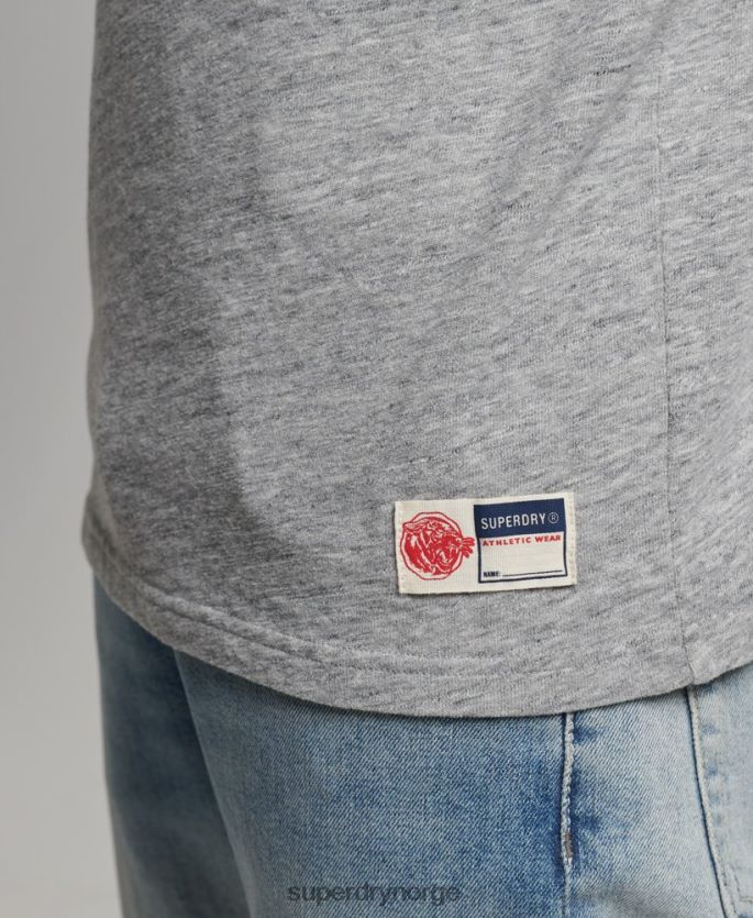 Superdry grå klær 86P46D4958 vintage atletisk t-skjorte menn