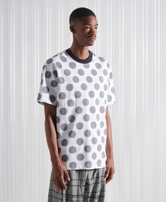 Superdry grå klær 86P46D4965 sdx tokyo grafisk t-skjorte i begrenset opplag menn