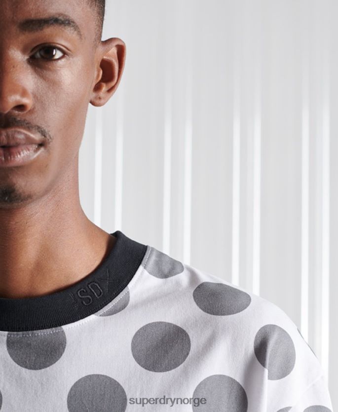 Superdry grå klær 86P46D4965 sdx tokyo grafisk t-skjorte i begrenset opplag menn