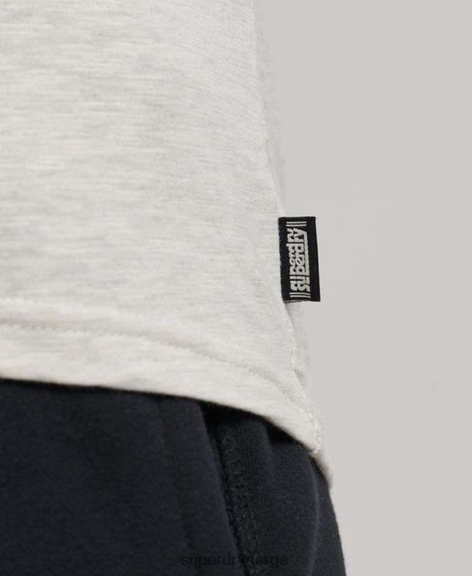 Superdry grå klær 86P46D6359 vintage plateselskap t-skjorte menn