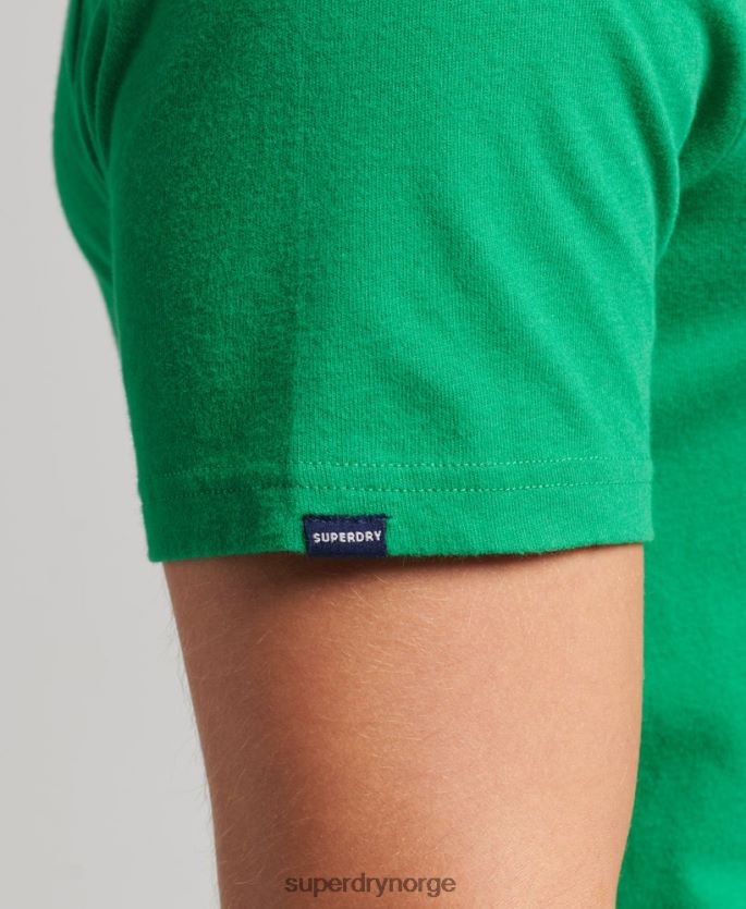 Superdry grønn klær 86P46D4797 vintage logo brus t-skjorte menn