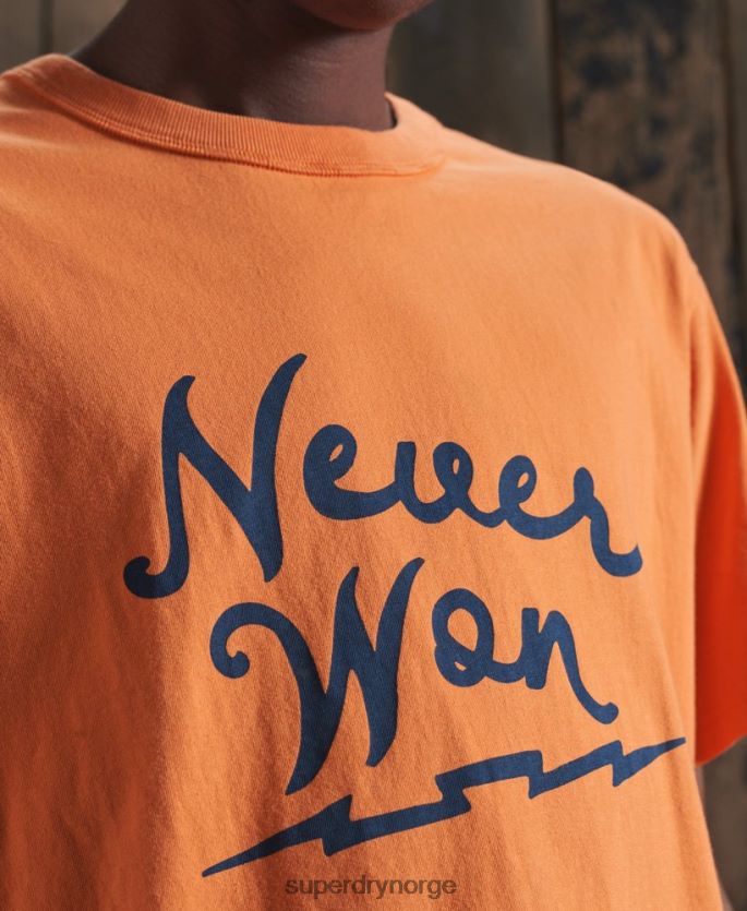 Superdry grønn klær 86P46D4908 begrenset opplag tørr varsity t-skjorte menn