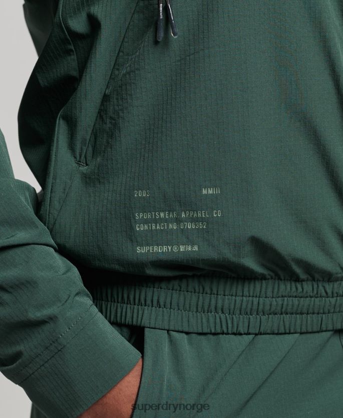 Superdry grønn klær 86P46D5367 strekkvev banetopp menn