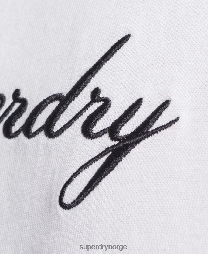 Superdry hvit klær 86P46D4822 arv t-skjorte menn