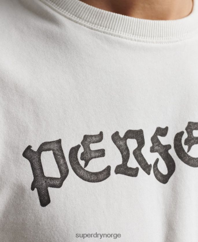 Superdry hvit klær 86P46D4836 vintage surfer ranchero t-skjorte menn
