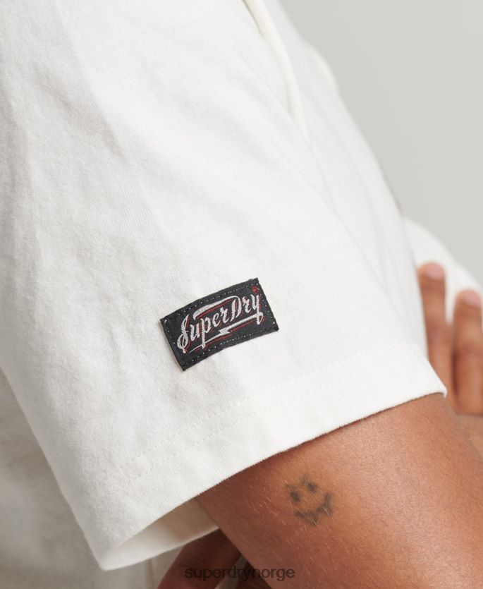 Superdry hvit klær 86P46D4843 suika grafisk t-skjorte menn