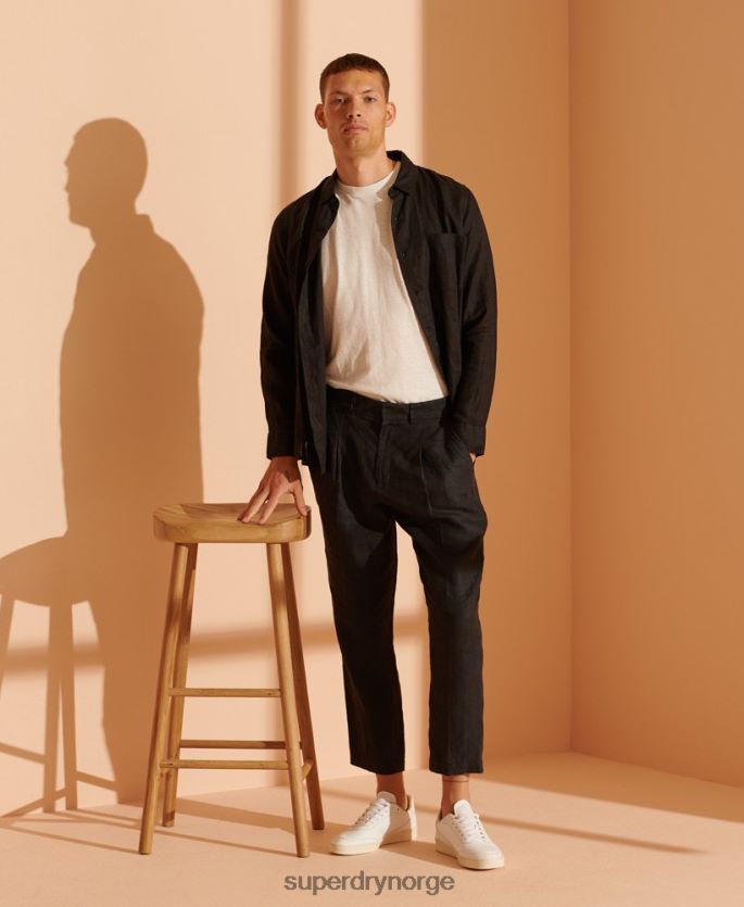 Superdry hvit klær 86P46D4986 hamp t-skjorte i begrenset opplag menn