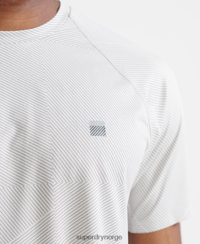 Superdry hvit klær 86P46D5407 train premium kortermet t-skjorte menn