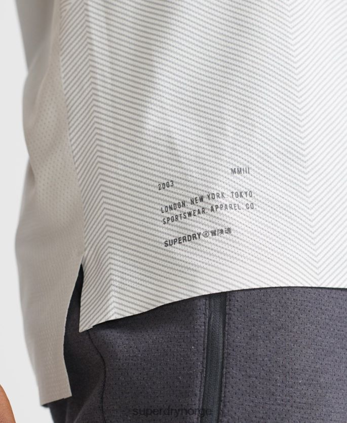 Superdry hvit klær 86P46D5407 train premium kortermet t-skjorte menn