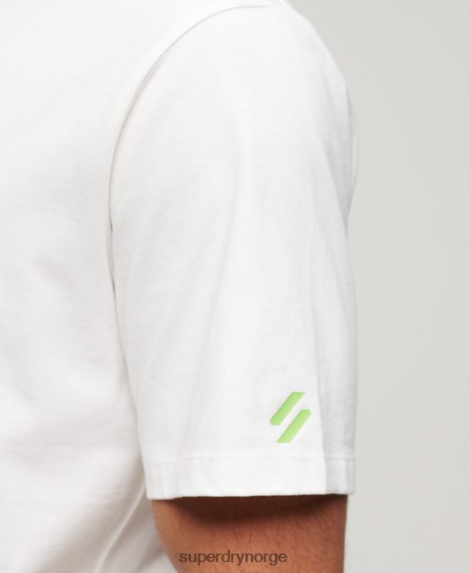Superdry hvit klær 86P46D79 sportsklær t-skjorte menn
