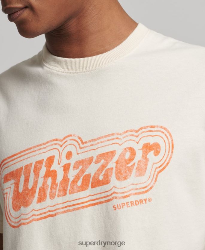 Superdry krem klær 86P46D4947 vintage min generasjons t-skjorte menn