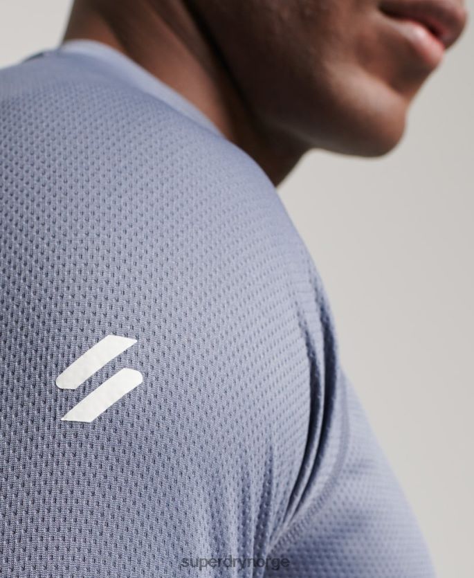 Superdry lilla klær 86P46D1407 train mock hals topp menn