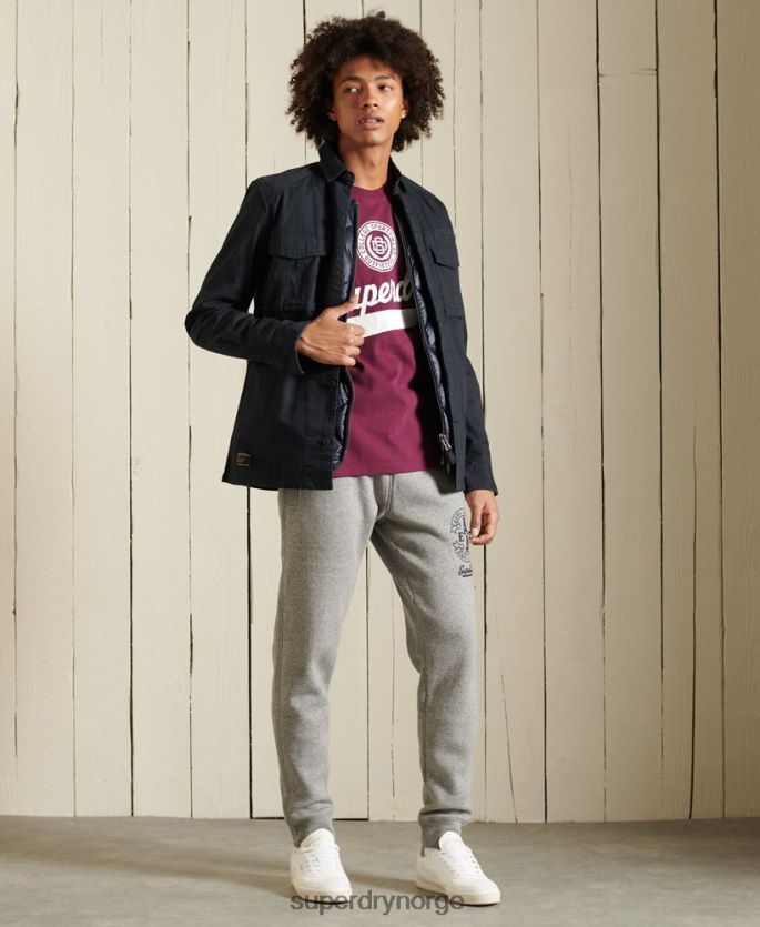 Superdry lilla klær 86P46D1585 langermet topp i manusstil menn