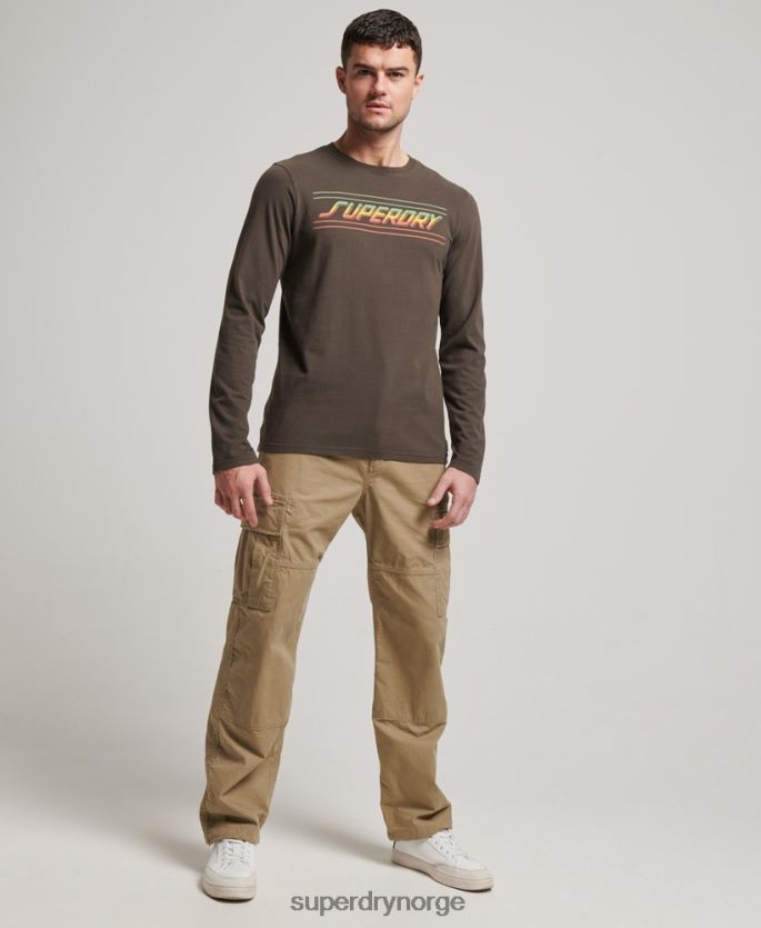 Superdry mørk grå klær 86P46D1536 shapers & makers topp menn