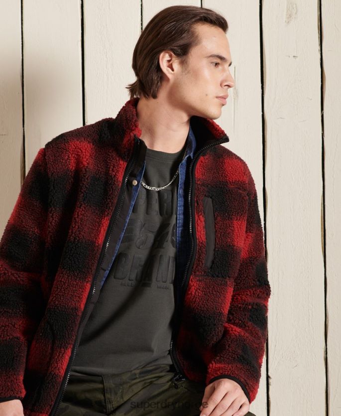 Superdry mørk grå klær 86P46D1579 black out langermet topp menn