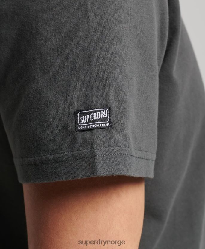 Superdry mørk grå klær 86P46D4823 vintage cali t-skjorte menn