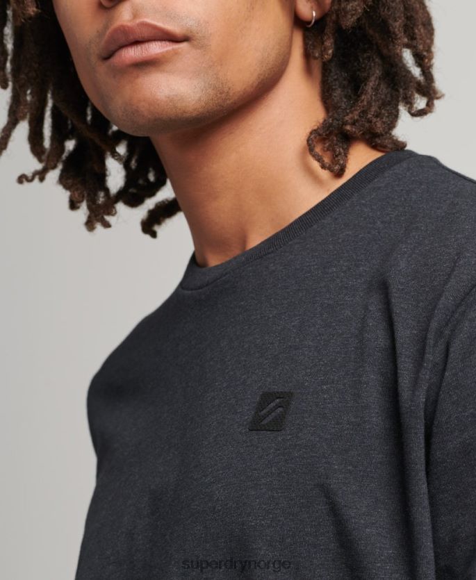 Superdry mørk grå klær 86P46D6471 tech langermet topp menn