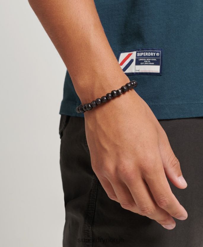 Superdry mørke blå klær 86P46D4951 t-skjorte med løs passform i økologisk bomull menn