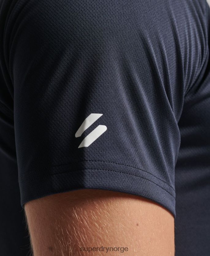 Superdry marinen klær 86P46D1429 train active grafisk kortermet t-skjorte menn