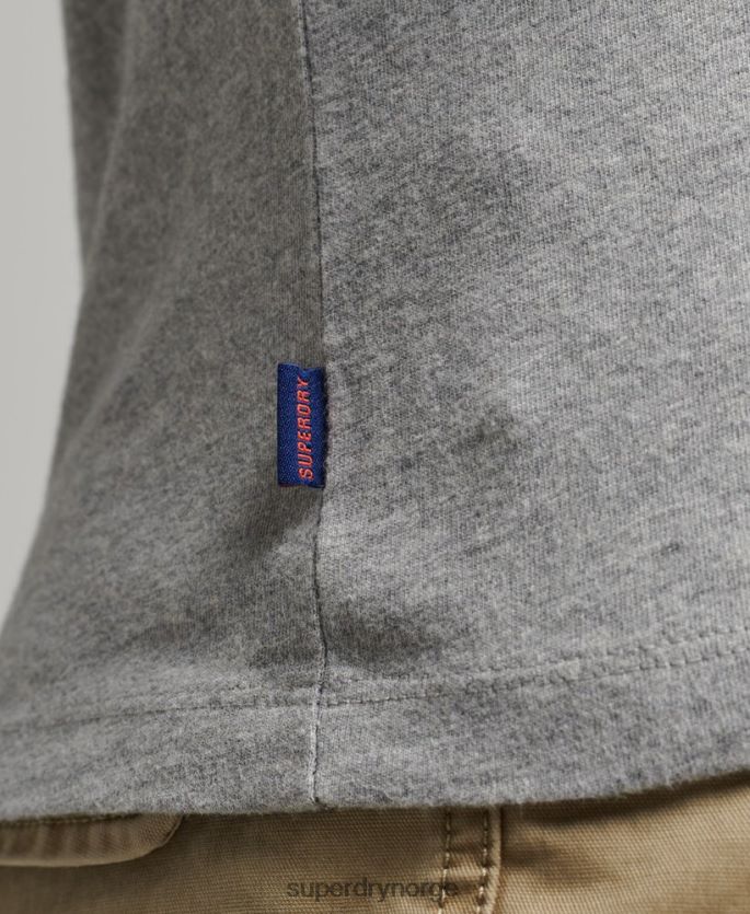 Superdry marinen klær 86P46D4868 organisk bomull essensielt baseball-t-skjorte med logo menn