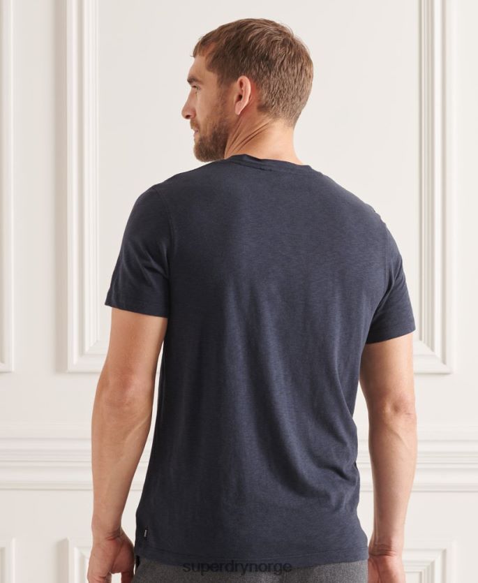 Superdry marinen klær 86P46D4871 t-skjorte med rund hals i økologisk bomull menn