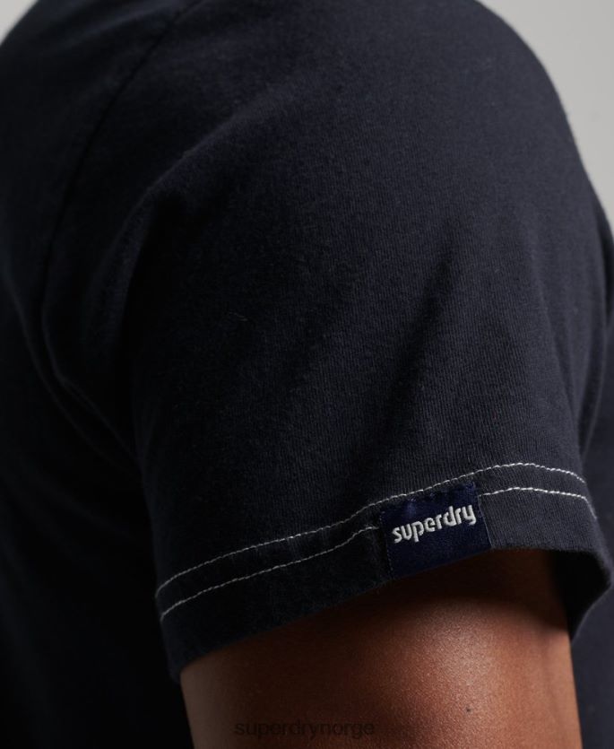 Superdry marinen klær 86P46D4873 vintage t-skjorte med striper fra 70-tallet menn