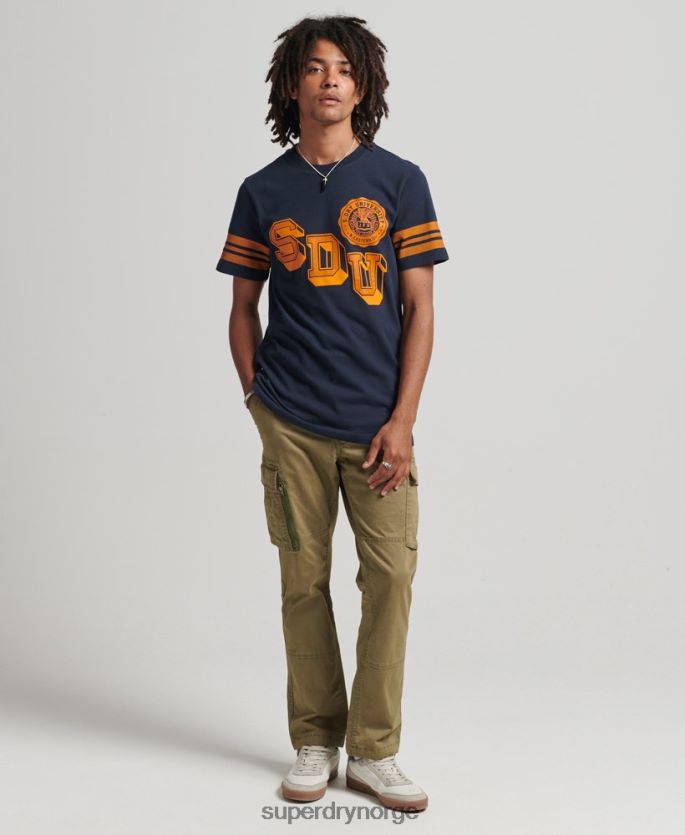 Superdry marinen klær 86P46D4875 grafisk t-skjorte for atletisk college menn