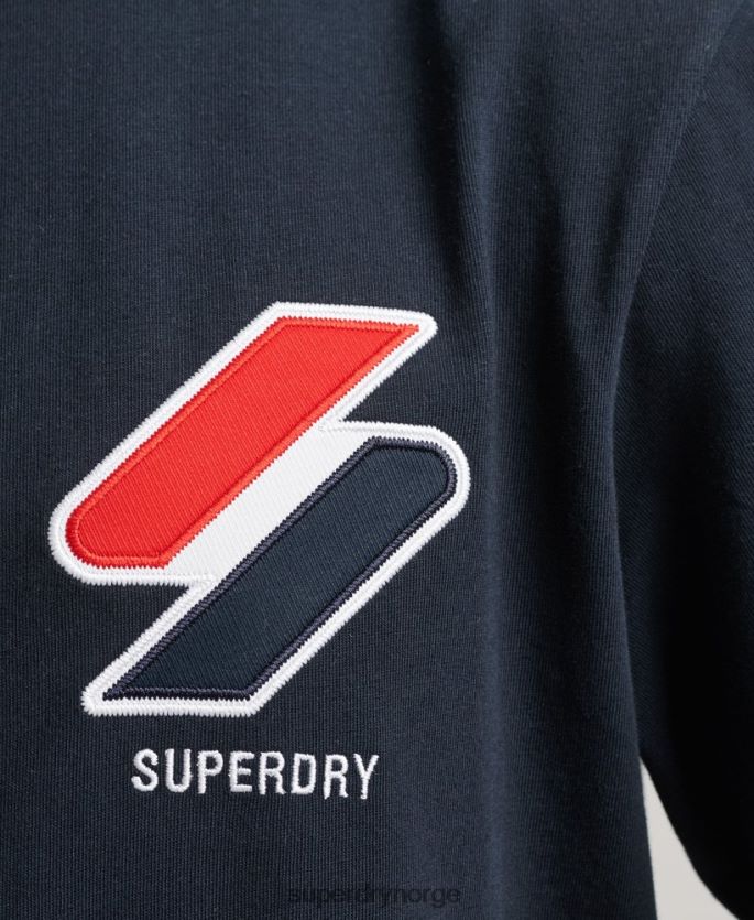 Superdry marinen klær 86P46D4926 klassisk applikasjon t-skjorte menn