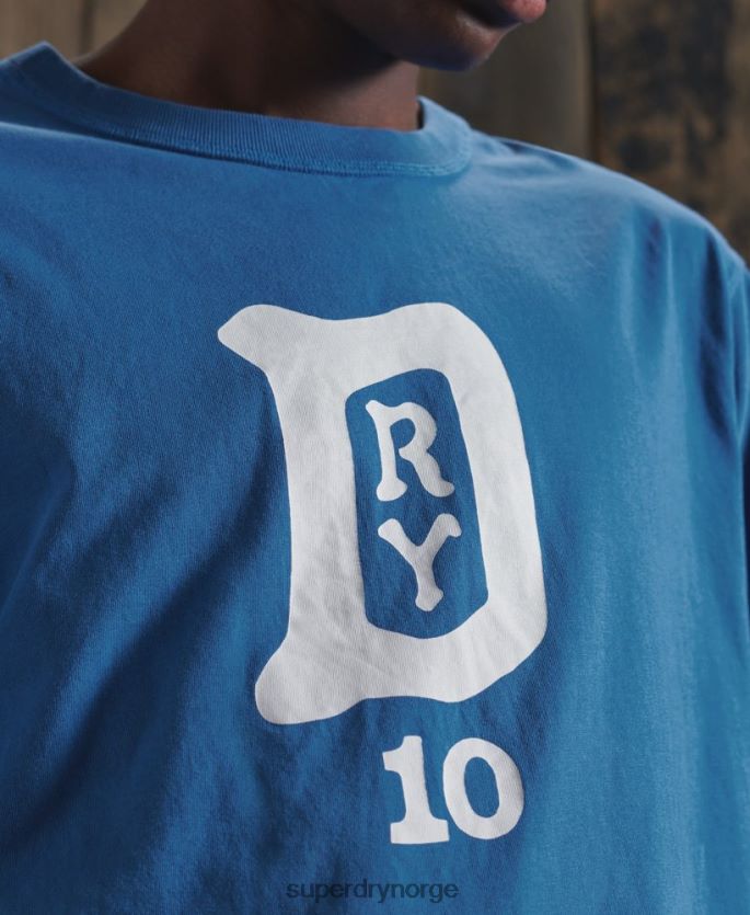 Superdry marinen klær 86P46D4985 begrenset opplag tørr varsity t-skjorte menn