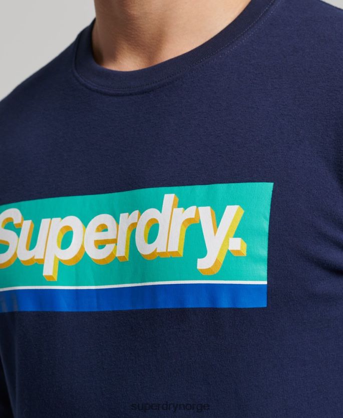 Superdry marinen klær 86P46D6423 vintage kjernelogo sesongbasert topp menn