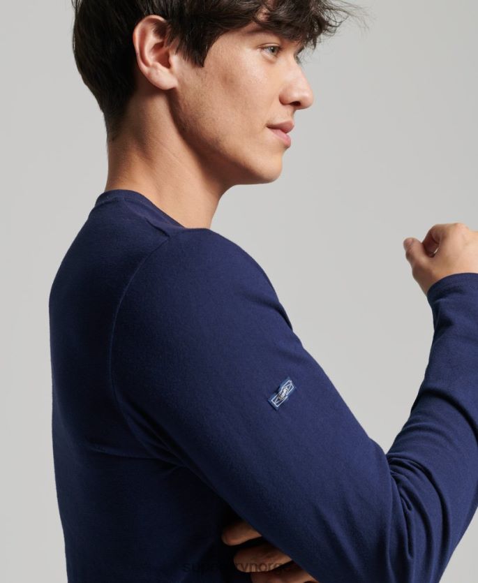 Superdry marinen klær 86P46D6423 vintage kjernelogo sesongbasert topp menn