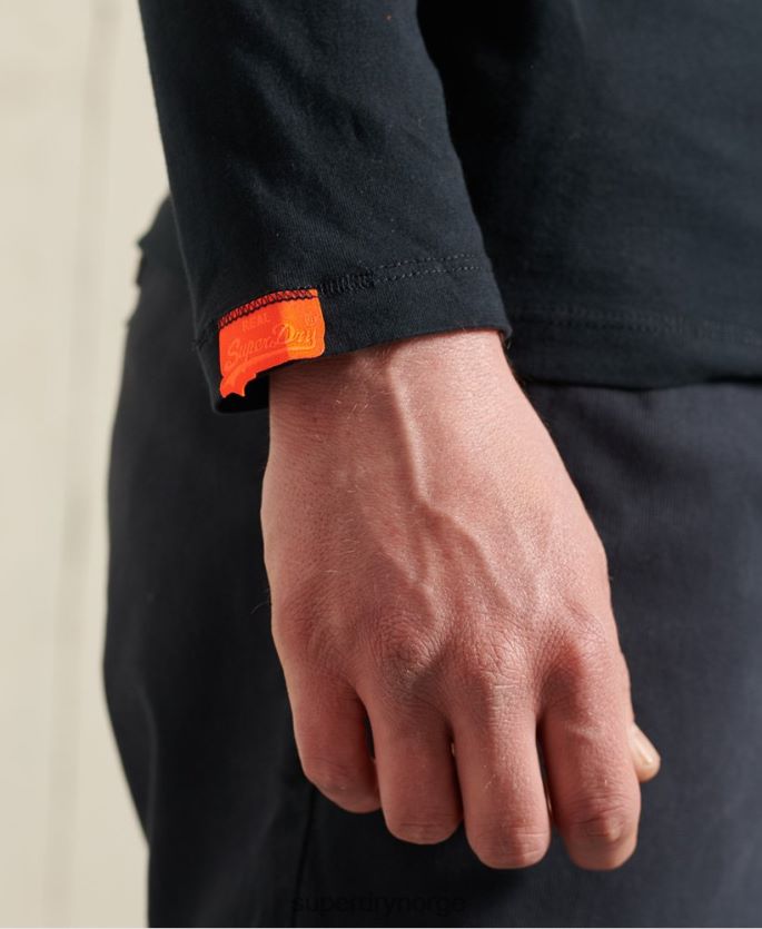 Superdry marinen klær 86P46D6500 vintage broderi-t-skjorte i økologisk bomull menn