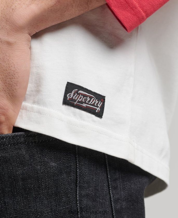 Superdry rød klær 86P46D1574 vintage surf ranchero topp menn