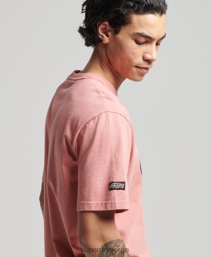 Superdry rosa klær 86P46D4854 vintage surfer ranchero t-skjorte menn