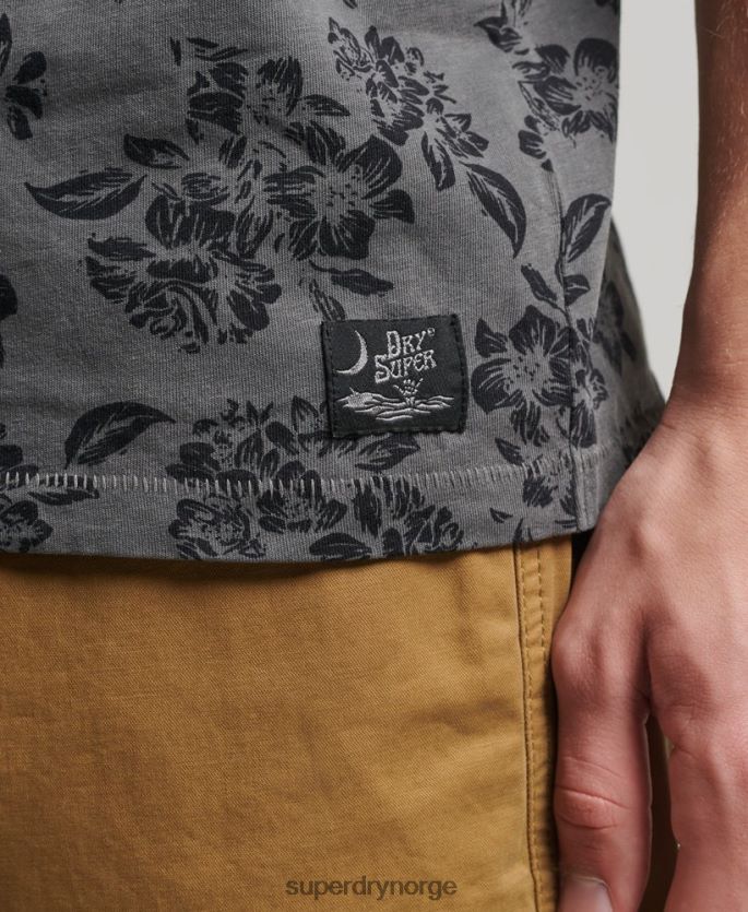 Superdry svart klær 86P46D4848 vintage lomme t-skjorte menn