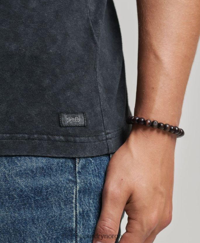 Superdry svart klær 86P46D4867 indie t-skjorte menn