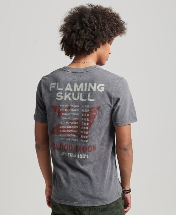 Superdry svart klær 86P46D4925 indie t-skjorte menn