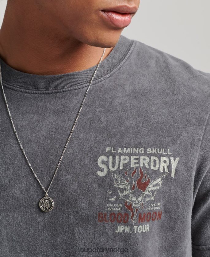 Superdry svart klær 86P46D4925 indie t-skjorte menn