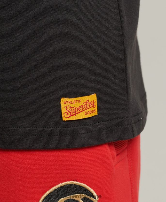 Superdry svart klær 86P46D4950 vintage collegiate t-skjorte menn