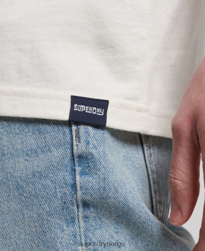 Superdry krem klær 86P46D1478 vintage tribal surfevest topp menn