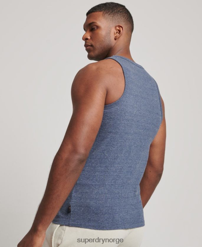 Superdry marinen klær 86P46D1444 vintage logo heritage vest topp menn