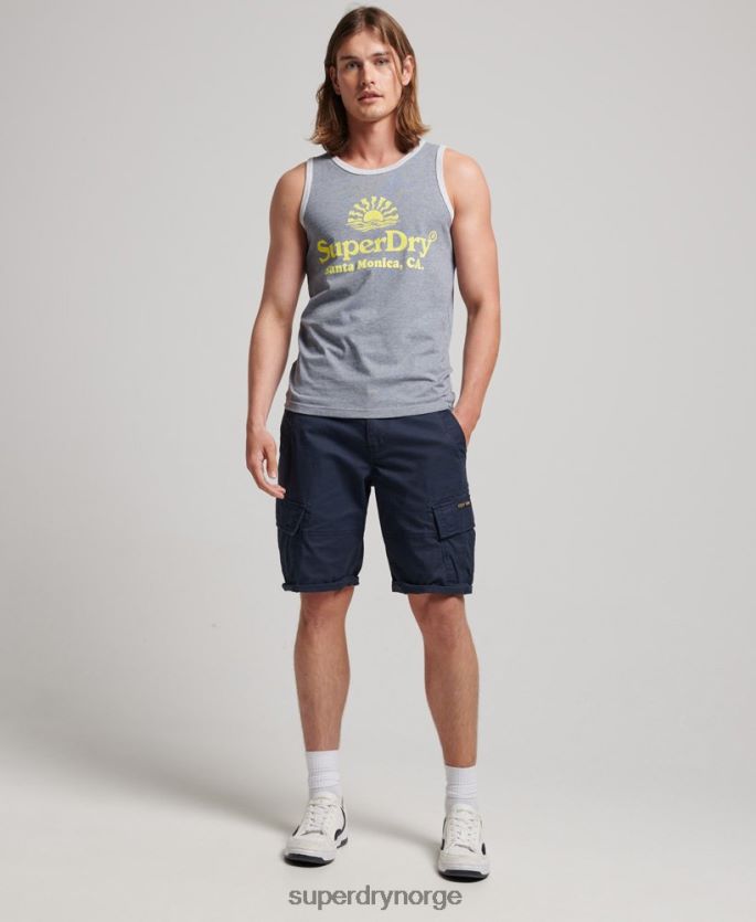 Superdry marinen klær 86P46D1479 vintage spillested neonvest menn