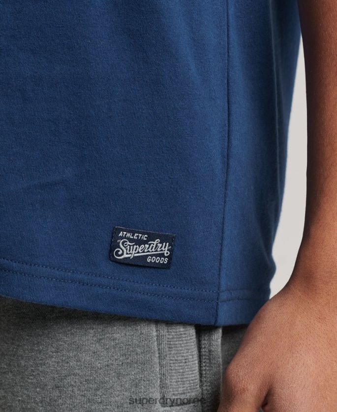 Superdry marinen klær 86P46D1584 vintage college-topp menn