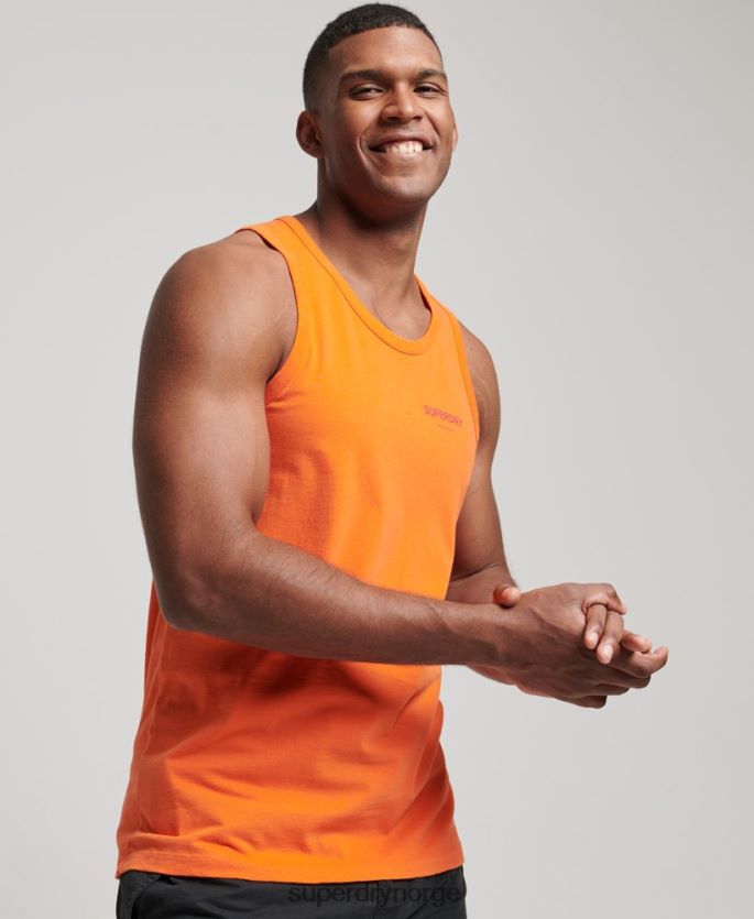 Superdry oransje klær 86P46D1483 kode kjerne sportsvest menn
