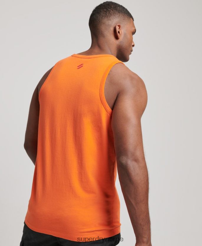 Superdry oransje klær 86P46D1483 kode kjerne sportsvest menn