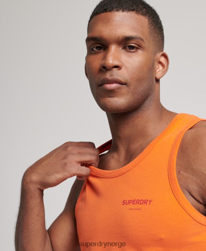 Superdry oransje klær 86P46D1483 kode kjerne sportsvest menn
