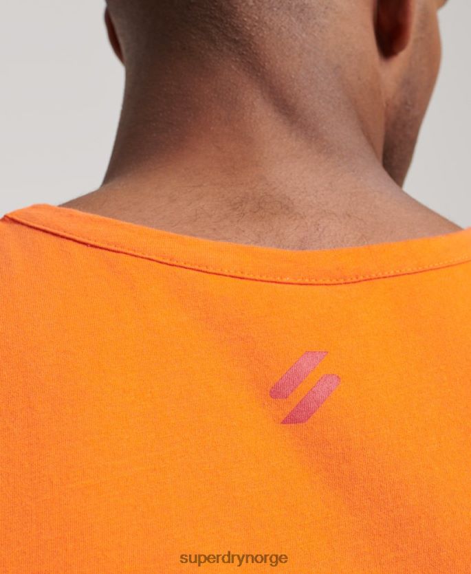 Superdry oransje klær 86P46D1483 kode kjerne sportsvest menn
