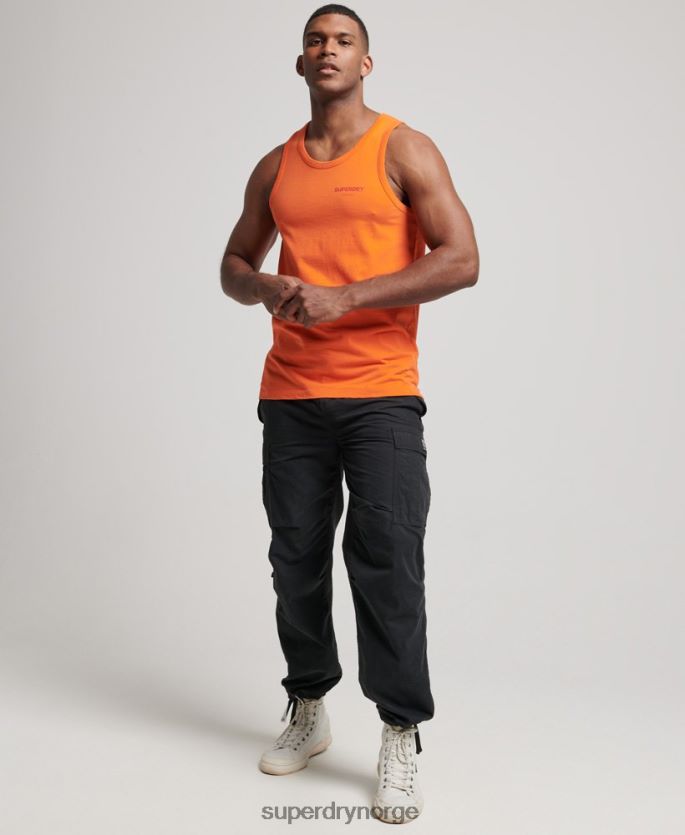 Superdry oransje klær 86P46D1483 kode kjerne sportsvest menn